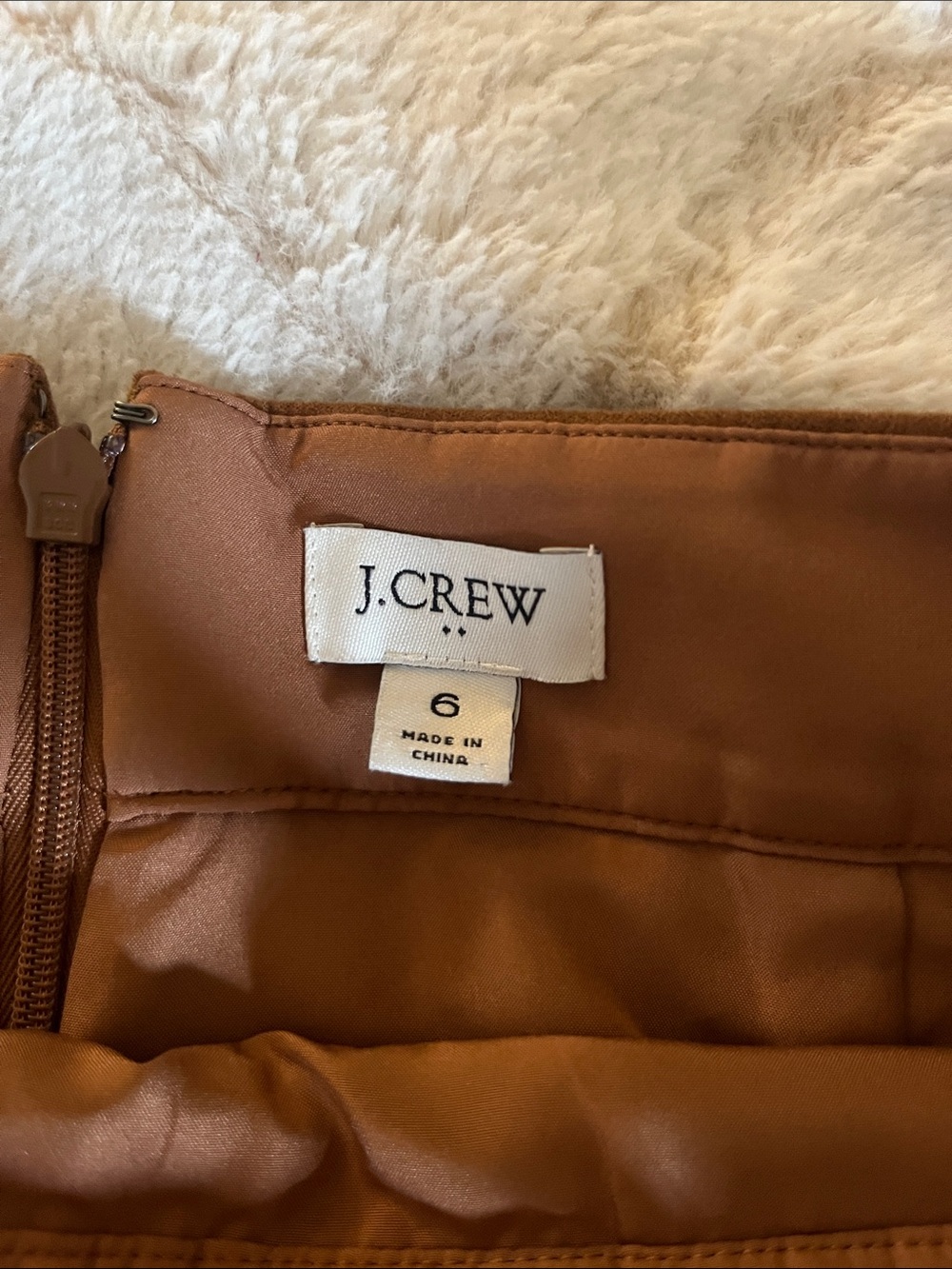 J. Crew Brown A-Line Skirt - Picture 2 of 2